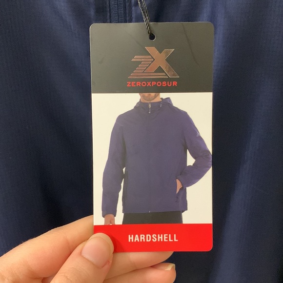 Zeroxposur Hardshell Navy Blue Jacket - Picture 5 of 13